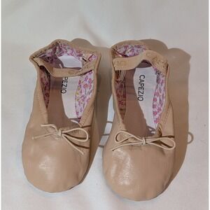 Capezio Ballet Dance Shoes Pink Leather Toddler Child Size 12 1/2 W